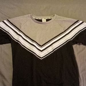 Pink Victoria's Secret sweater.